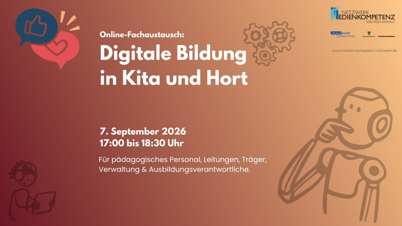 Online-Fachaustausch: Digitale Bildung in Kita und Hort